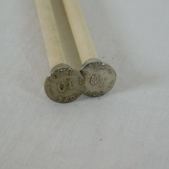 Knitting Needles Lot 5 Pairs Metal Plastic Boye 5 & 3 Hero 10 Inex 4 Green Gray - Picture 2 of 11